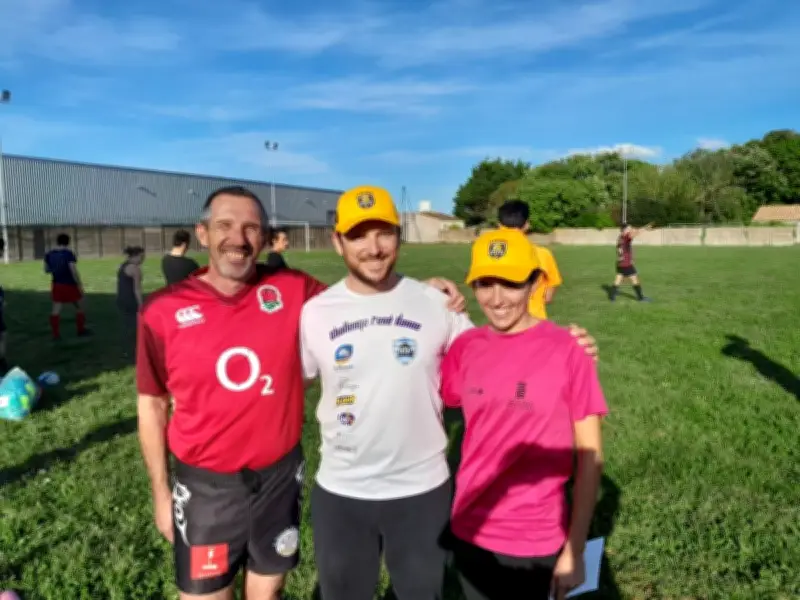 Les Rascas d'Alstom initient au rugby à toucher avant le tournoi interentreprises rochelais