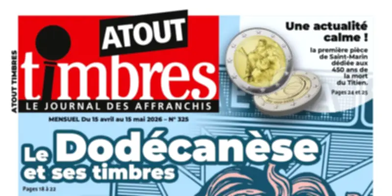 Les timbres du Dodécanèse et de Kastellórizo mis en lumière dans Atout Timbres