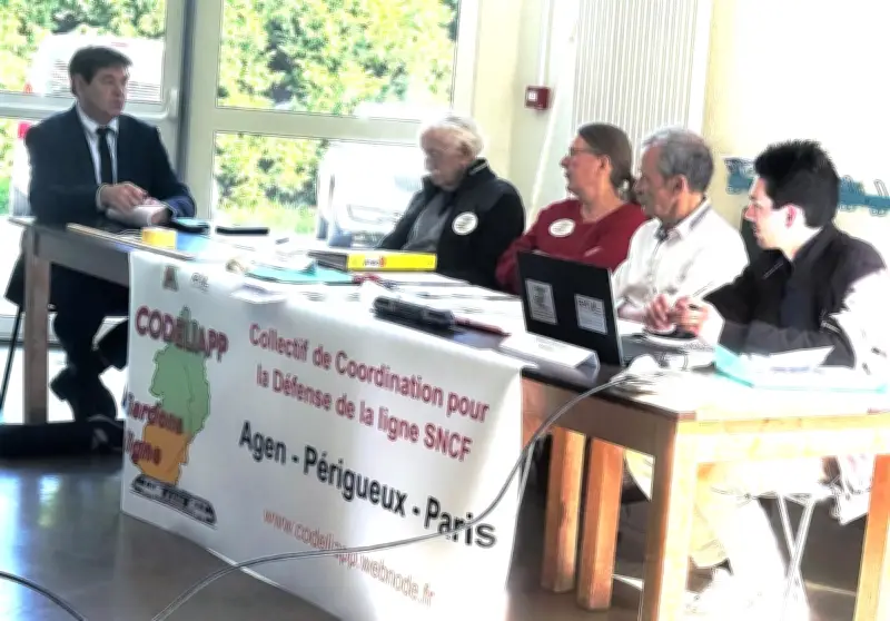 Liaison Agen-Périgueux-Paris : inquiétudes et espoirs lors de l'assemblée du Codeliapp