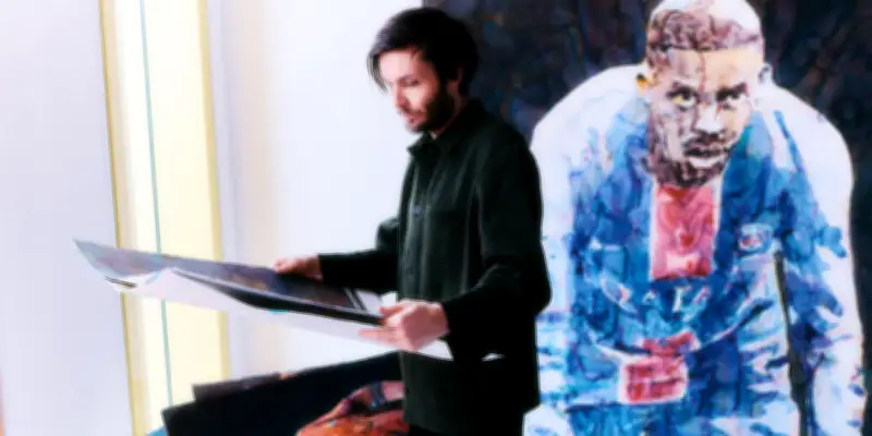 Louis Verret, le peintre qui immortalise les footballeurs à l'aquarelle