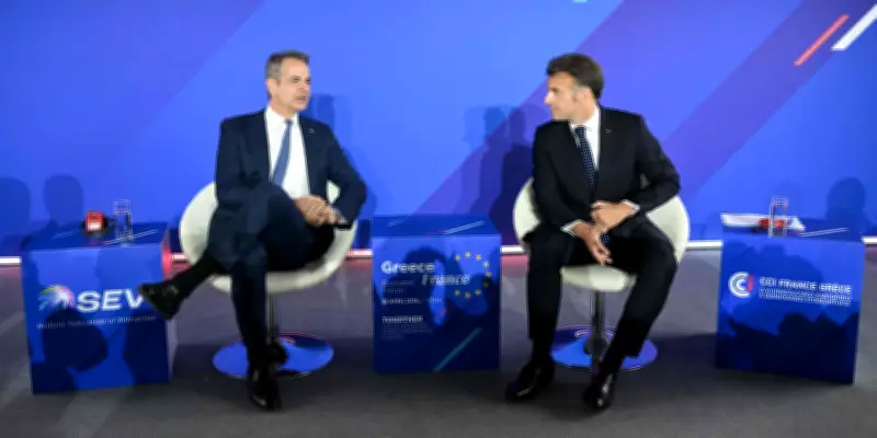 Macron encourage les entreprises françaises à investir en Grèce