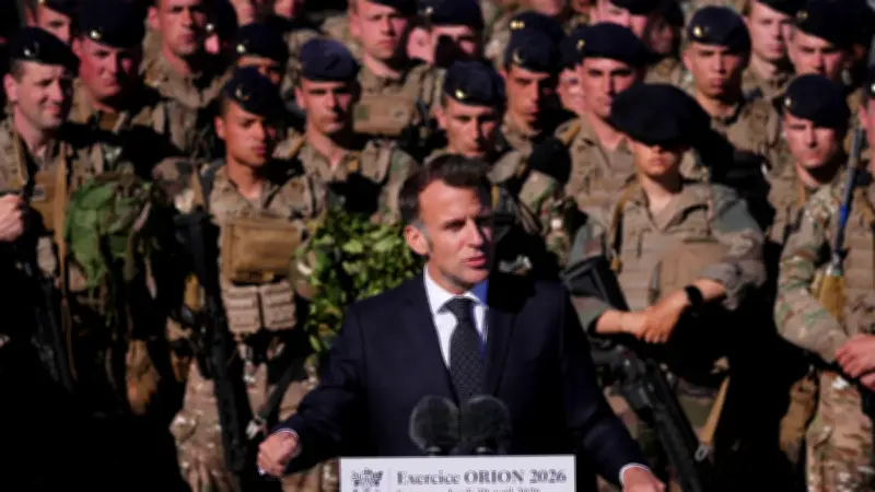 Macron salue le succès de l'exercice militaire Orion
