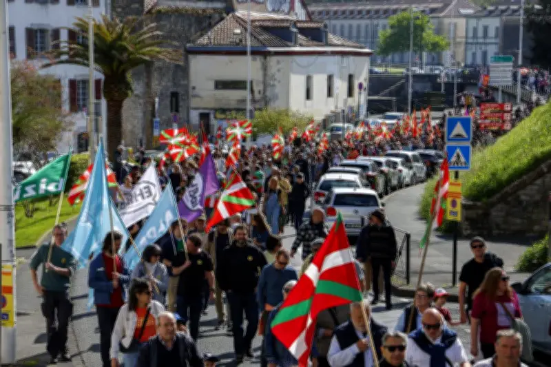 Manifestation abertzale à Bayonne : plus de mille personnes réclament un nouveau statut politique