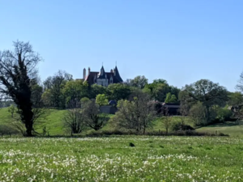 Marche des Croquants contre un parc agrivoltaïque menaçant la forêt Barade en Dordogne