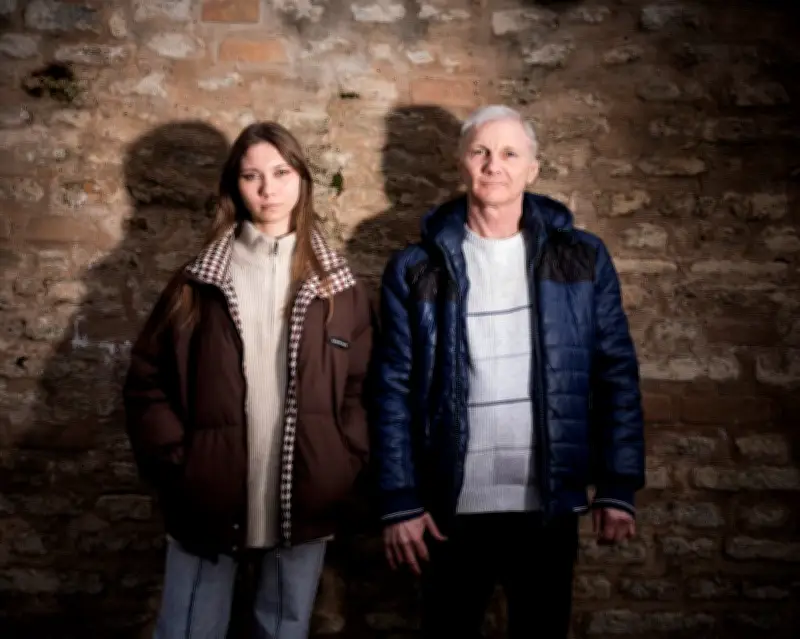 Maria et Alexei Moskalev, exilés de Russie pour un dessin d'enfant anti-guerre