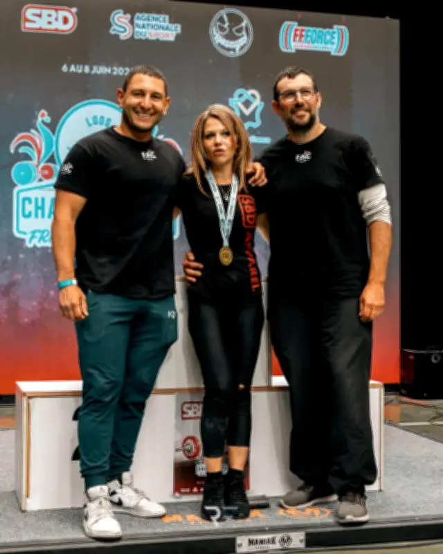 Marie Duprat, vice-championne du monde de force athlétique, vise les championnats de France