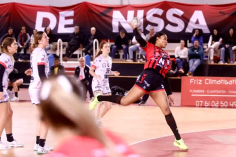 Marie Fall, pivot de l'OGC Nice handball, clé du Gym avant le choc contre Metz