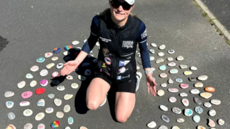 Mauguio : Des galets de fraternité pour le périple de Justine contre l'oubli