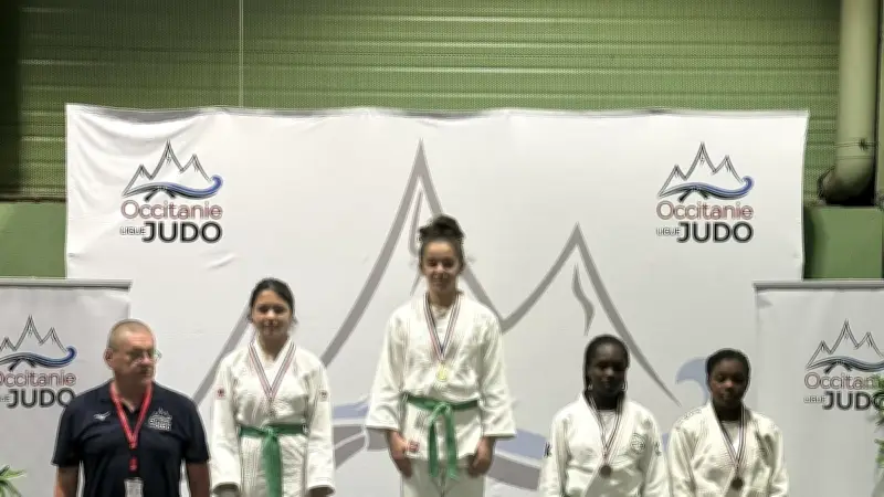 Mayna Seraiche, jeune judokate, brille au Judo-club de Brouzet