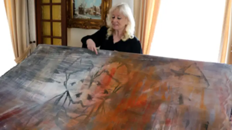 Michèle Lallemand, peintre, retrouve ses racines à Lattes après des années d'absence