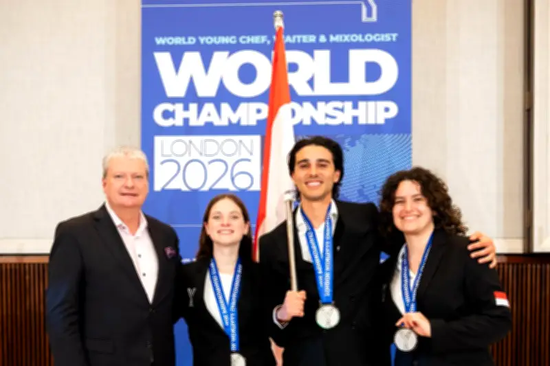 Monaco décroche l'argent à Londres lors du prestigieux concours Young Chef Young Waiter and Young Mixologist