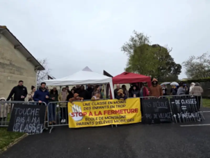 Montagne : mobilisation contre la suppression d'un poste d'enseignant menaçant les projets pédagogiques