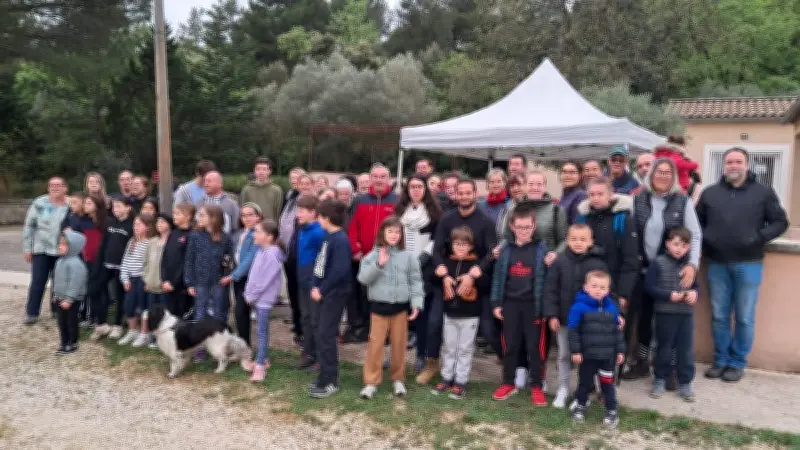 Montignargues relève le défi "Vivez bougez" avec une chasse aux œufs