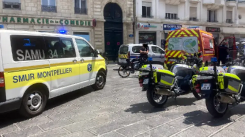 Montpellier : intervention massive place de la Comédie pour un homme en arrêt cardiaque