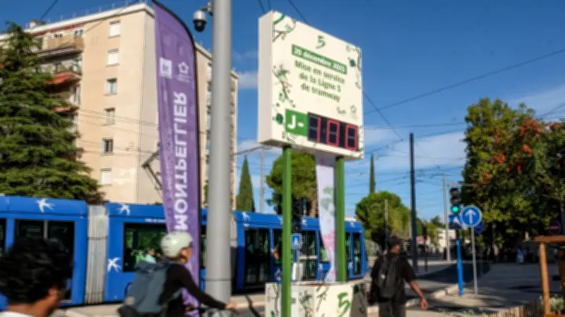 Montpellier : J-100 avant l'ouverture de la ligne 5 de tramway