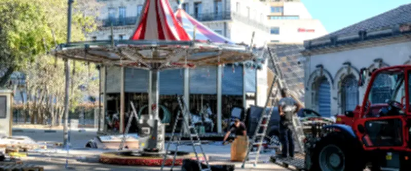 Montpellier : le nouveau manège de l'Esplanade arrive d'Italie