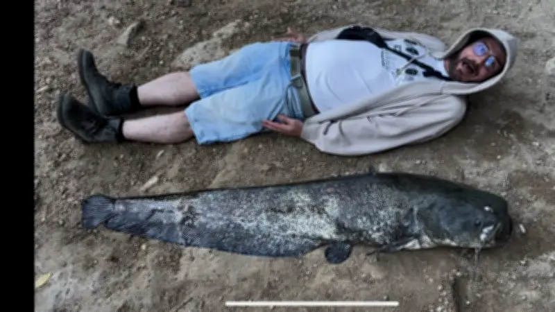 Montpellier : un silure de 1,70 m pêché avec un bout de pain dans le Lez