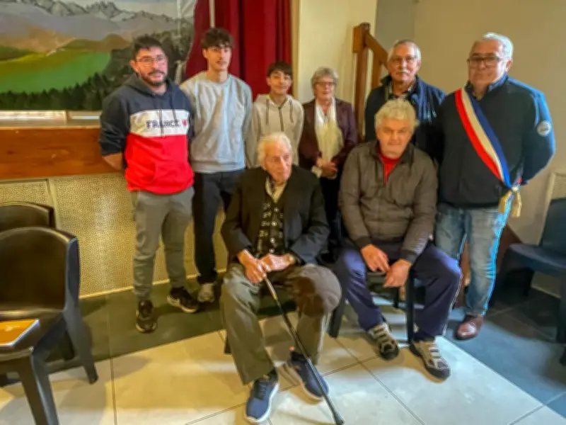 Nadaillac célèbre son premier centenaire, Adrien Duverger, né en 1926