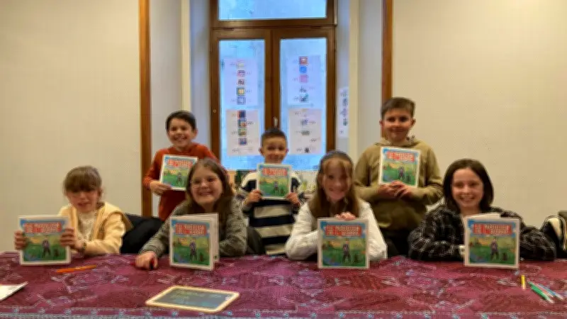 Nasbinals : des enfants créent une BD sur la vie de l'Aubrac