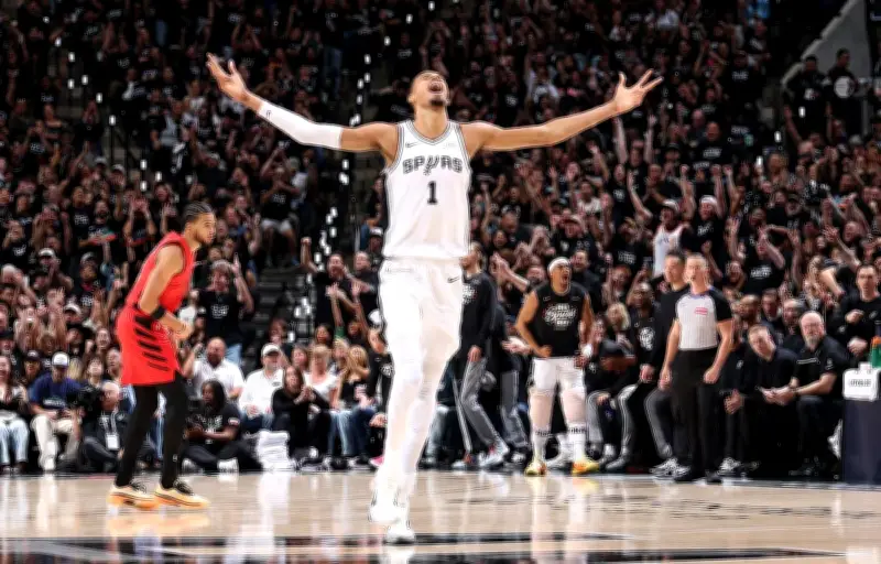 NBA : Les Spurs éliminent Portland 4-1, Wembanyama brille