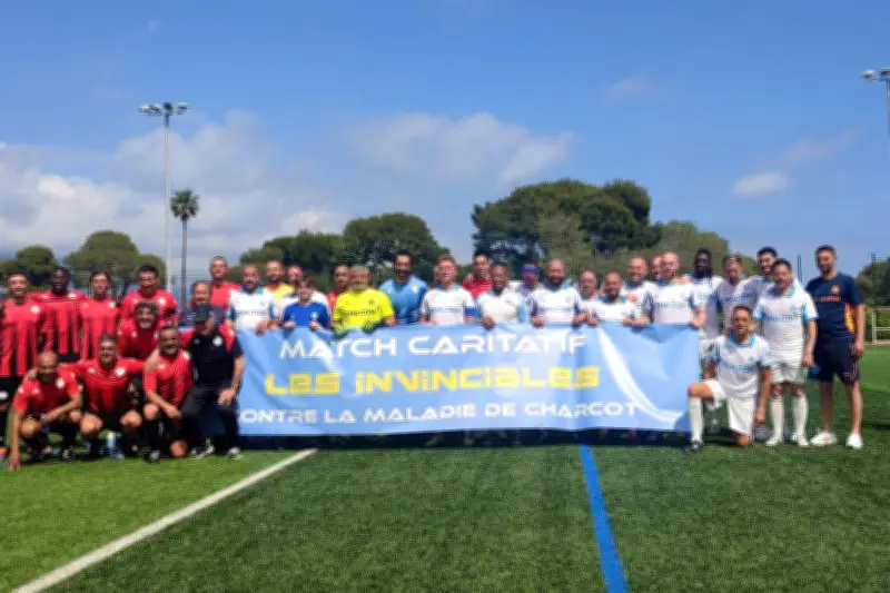 Nice et Marseille unis contre la maladie de Charcot lors d'un match de légendes