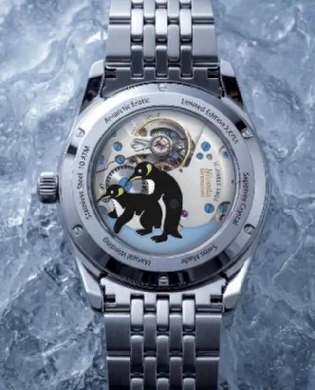 Nivada Grenchen dévoile l'Antarctic Erotic, une montre à secret mécanique