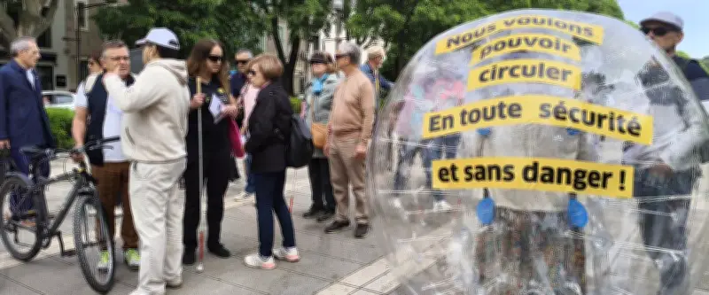 Nîmes : le combat des aveugles pour des déplacements sécurisés en ville