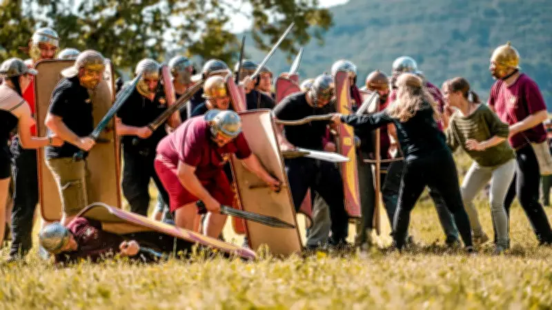 Nîmes : Lorica Romana s'entraîne pour les Journées romaines avec l'esprit de corps