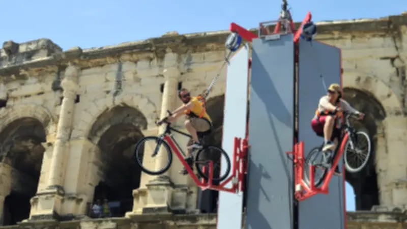 À Nîmes, Mai à Vélo fait tourner les têtes avec des animations vertigineuses