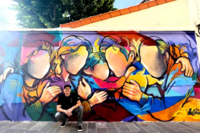 Nouvelle fresque éphémère à Antibes : l'artiste Ma₂thieu Long dévoile son œuvre