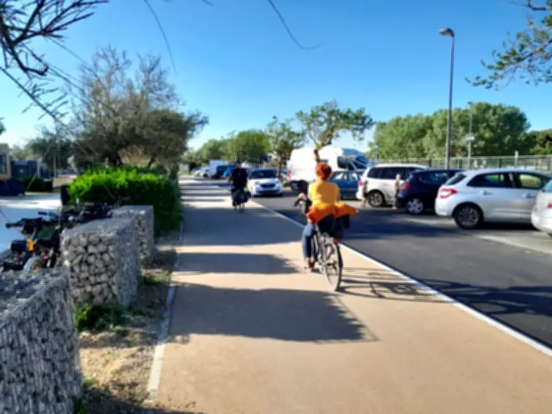 Nouvelle piste cyclable ouverte sur le front de mer de Châtelaillon