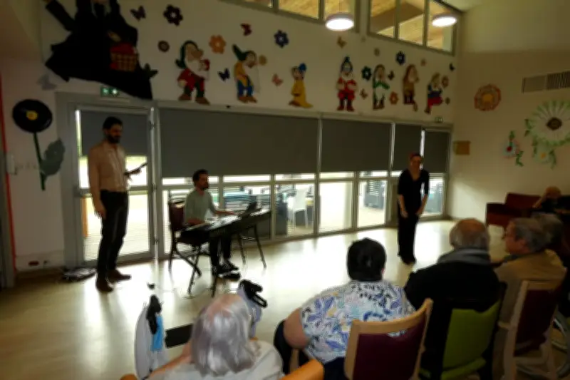 Opéra en Ehpad : Trois artistes offrent une parenthèse musicale à Thiviers