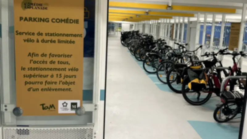 Parking vélo Comédie : limitation à 15 jours