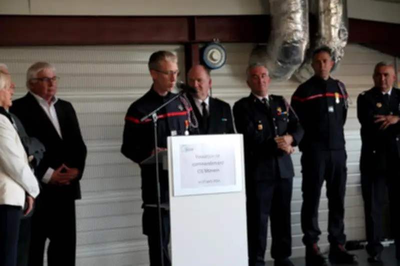 Passation de commandement solennelle au centre de secours de Monein
