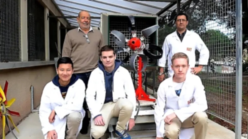 Perpignan : des étudiants inventent une éolienne à anneaux innovante