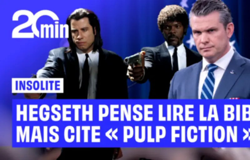 Pete Hegseth, ministre américain, cite Pulp Fiction au Pentagone lors d'une prière