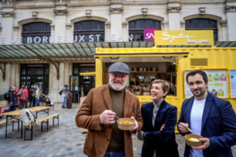 Philippe Etchebest lance un stand gastronomique en gare de Bordeaux