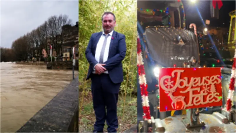 Pluies diluviennes, décès d’un maire, parade de Noël des agriculteurs : l’actu régionale