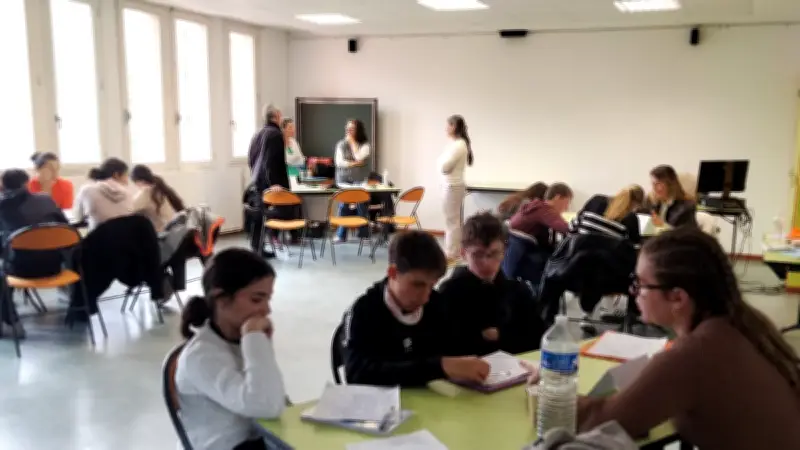 Premier forum des métiers au collège Sport nature : 17 professionnels à la rencontre des élèves