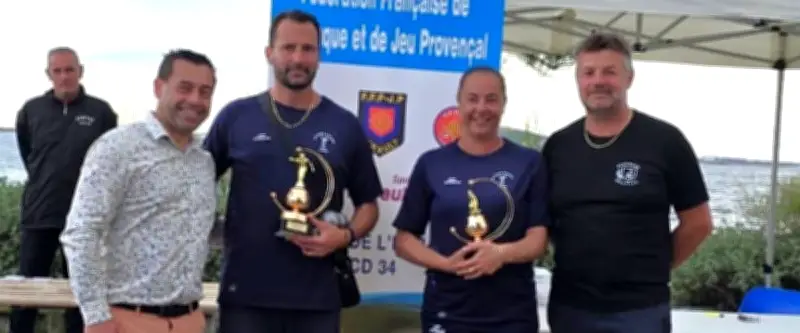 Pétanque : les champions de l'Hérault sacrés à Mèze