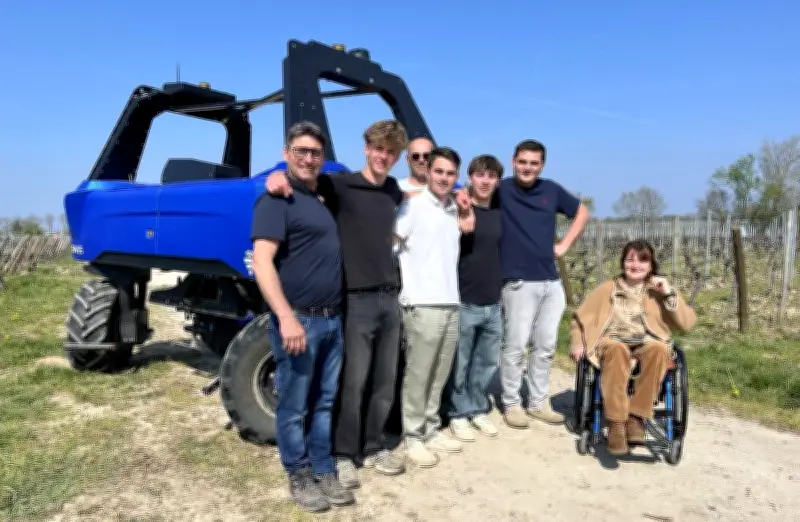 Quatre étudiants en BTS exposent l'évolution du métier de viticulteur au lycée de Montagne
