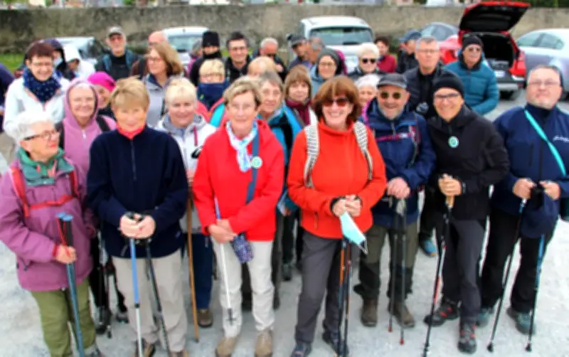 Randonnée et omelette à l'aillet de Peymilou le 1er mai