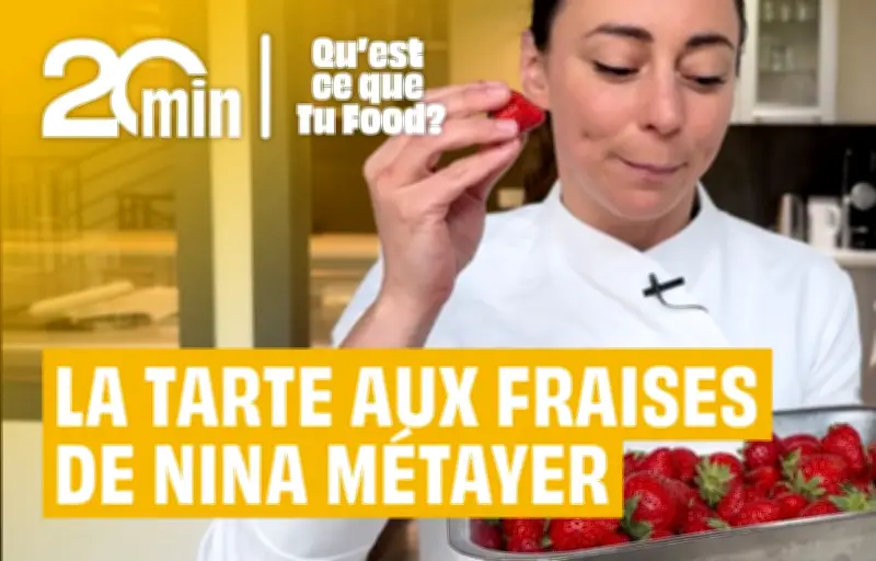 Recette de tarte aux fraises de Nina Métayer sur 20 Minutes TV
