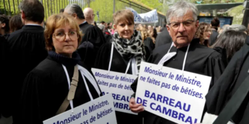 Réforme de la justice : des centaines d'avocats mobilisés à Paris contre le 'plaider coupable criminel'