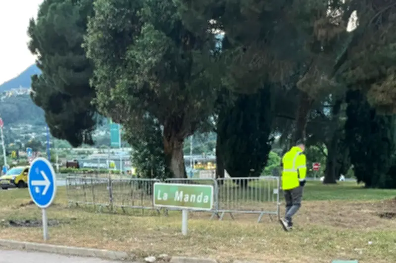 RM202bis rouverte près de Nice, mais accès fermé après affaissement