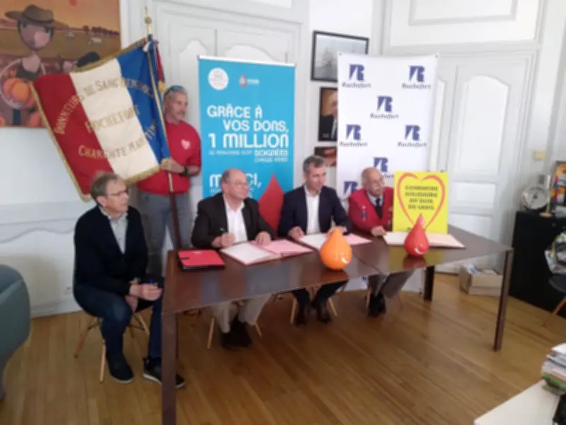 Rochefort devient commune partenaire du don de sang avec l'EFS