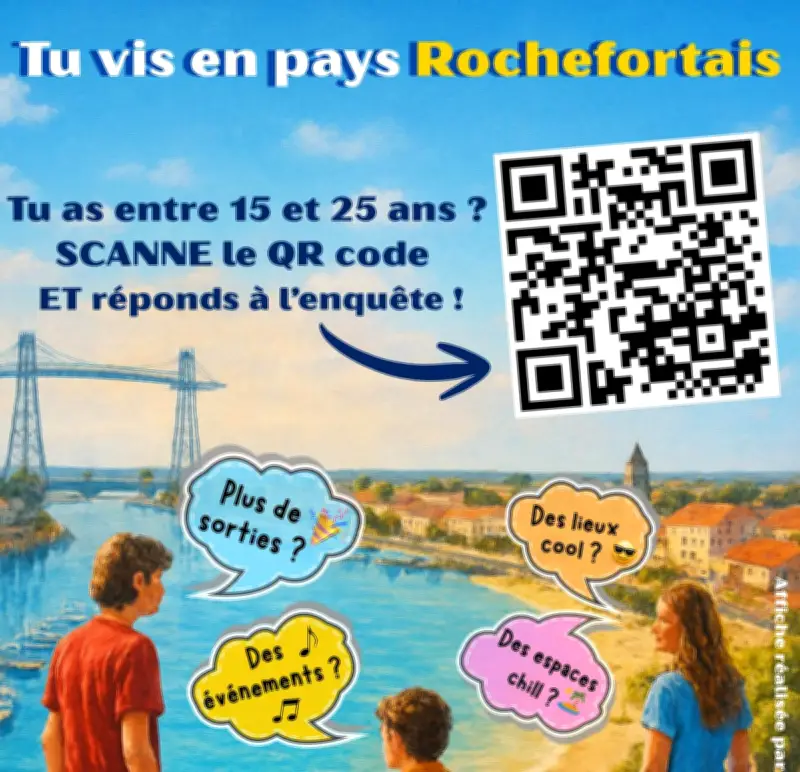 Rochefort Océan : une enquête pour connaître l'avis des jeunes sur leur territoire