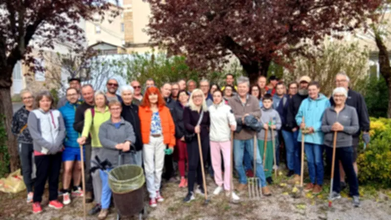 Saint-Rome-de-Cernon : première journée village propre réussie