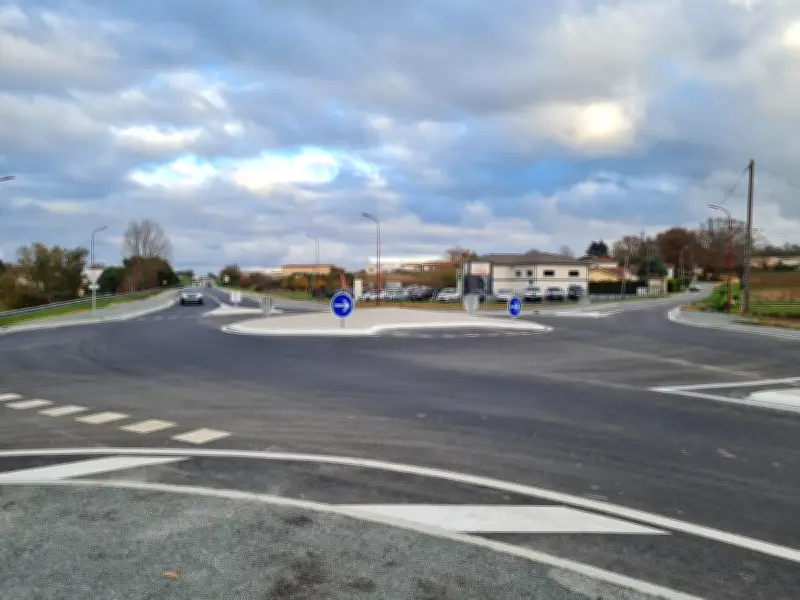 Sainte-Livrade : nouveau tourne-à-gauche et piste cyclable dès mai