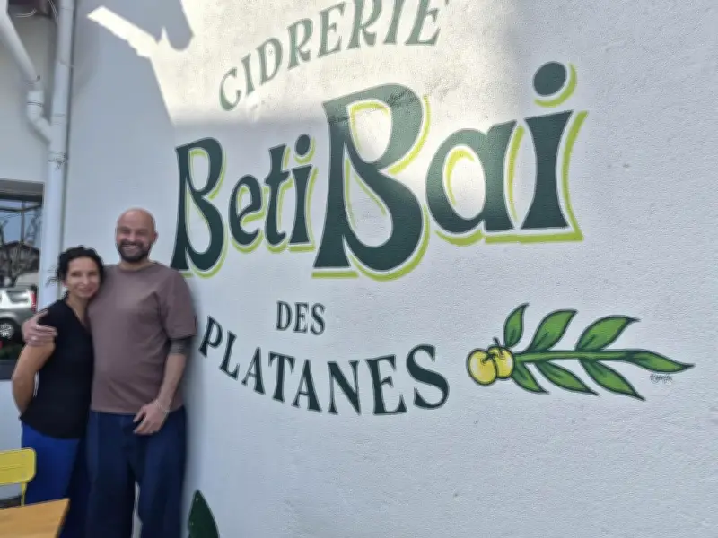 Sandra et Mickaël transforment Les Platanes en cidrerie Beti Bai